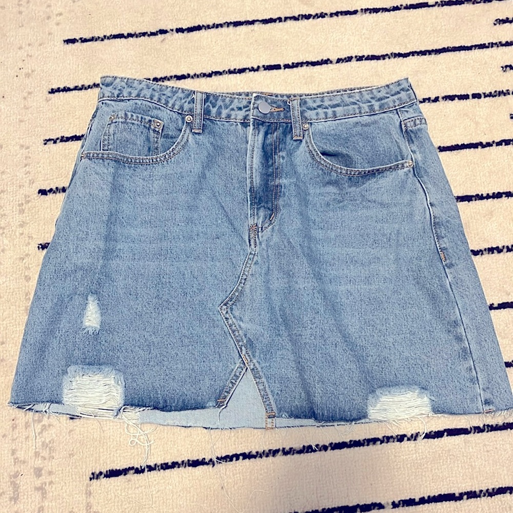 Shein denim mini skirt✨